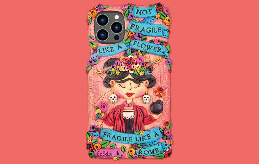 Polymer Clay Cell Cases, © Shelly Arroyo.