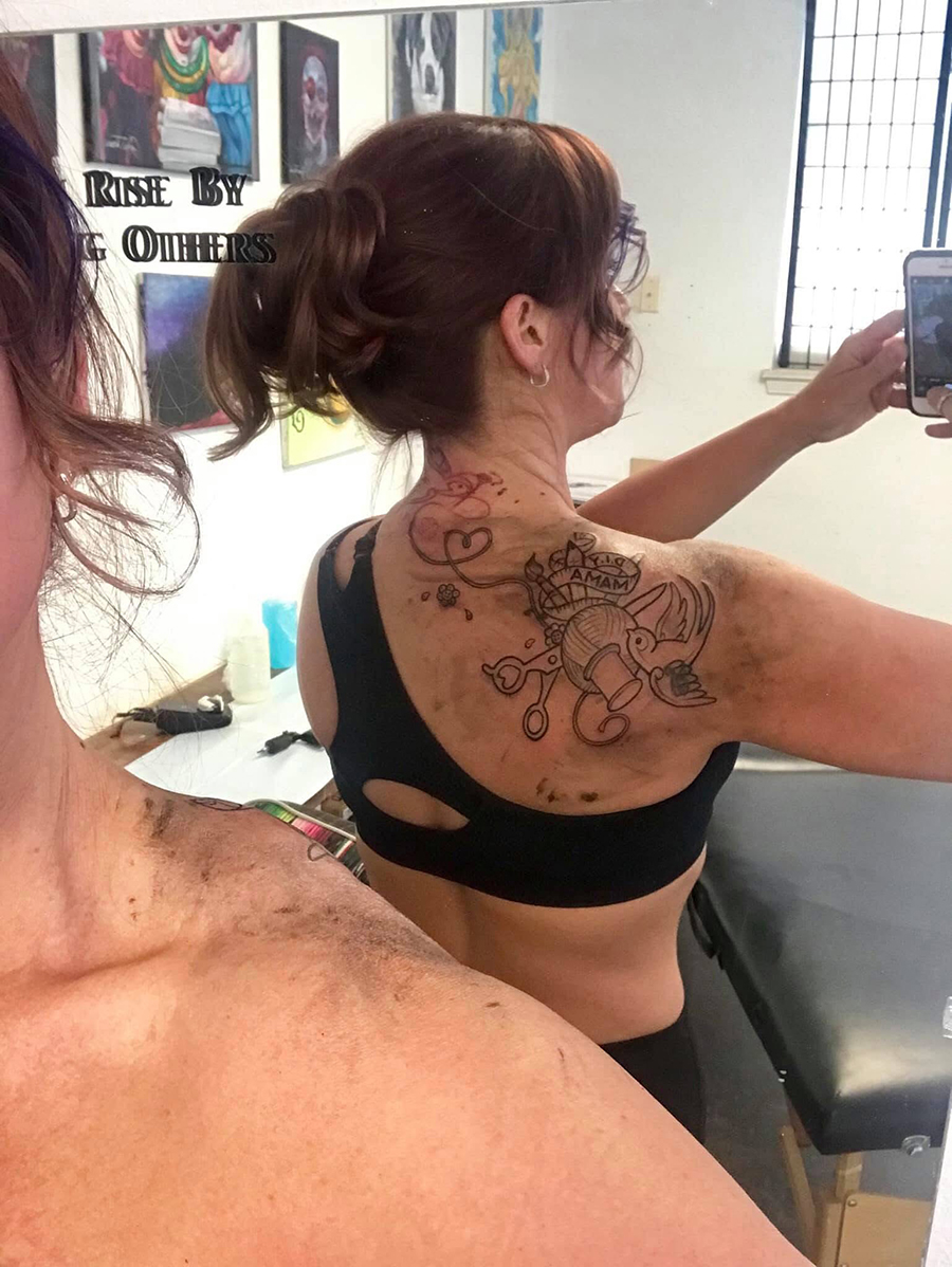 D.I.Y. Mama Rough Tattoo 1, © Shelly Arroyo